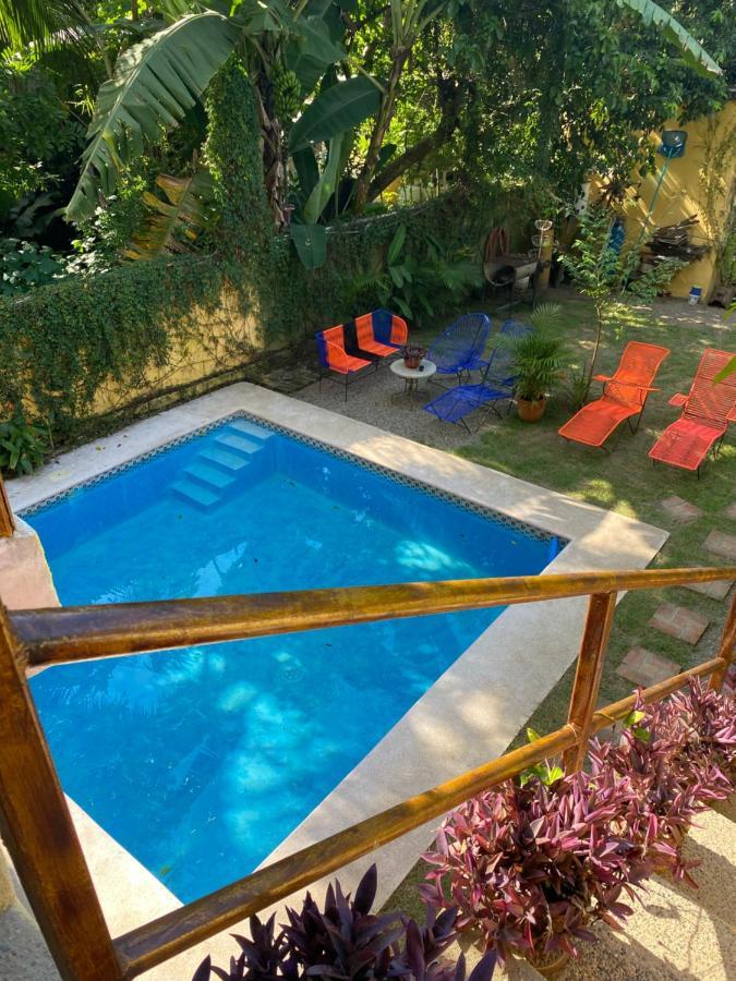 Habitacion Privada Con Pisicina Y Cocina Compartida Sayulita Exteriör bild
