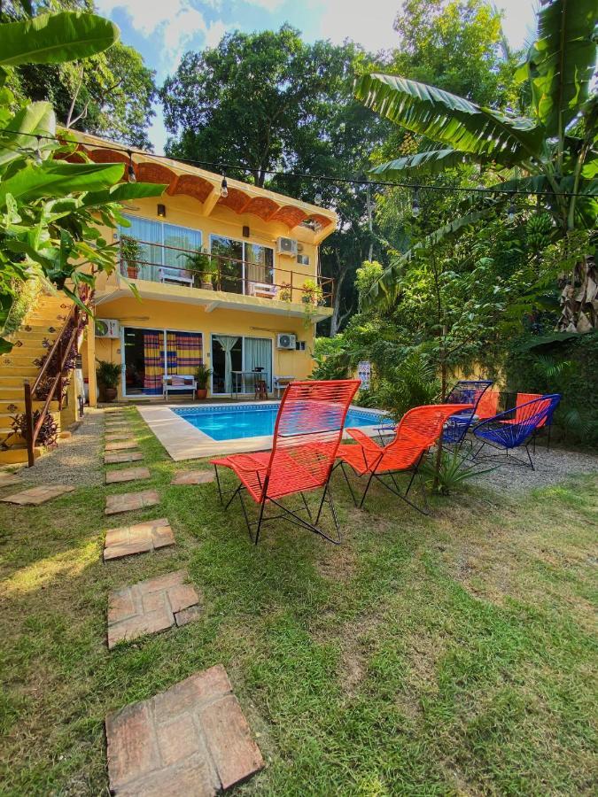 Habitacion Privada Con Pisicina Y Cocina Compartida Sayulita Exteriör bild