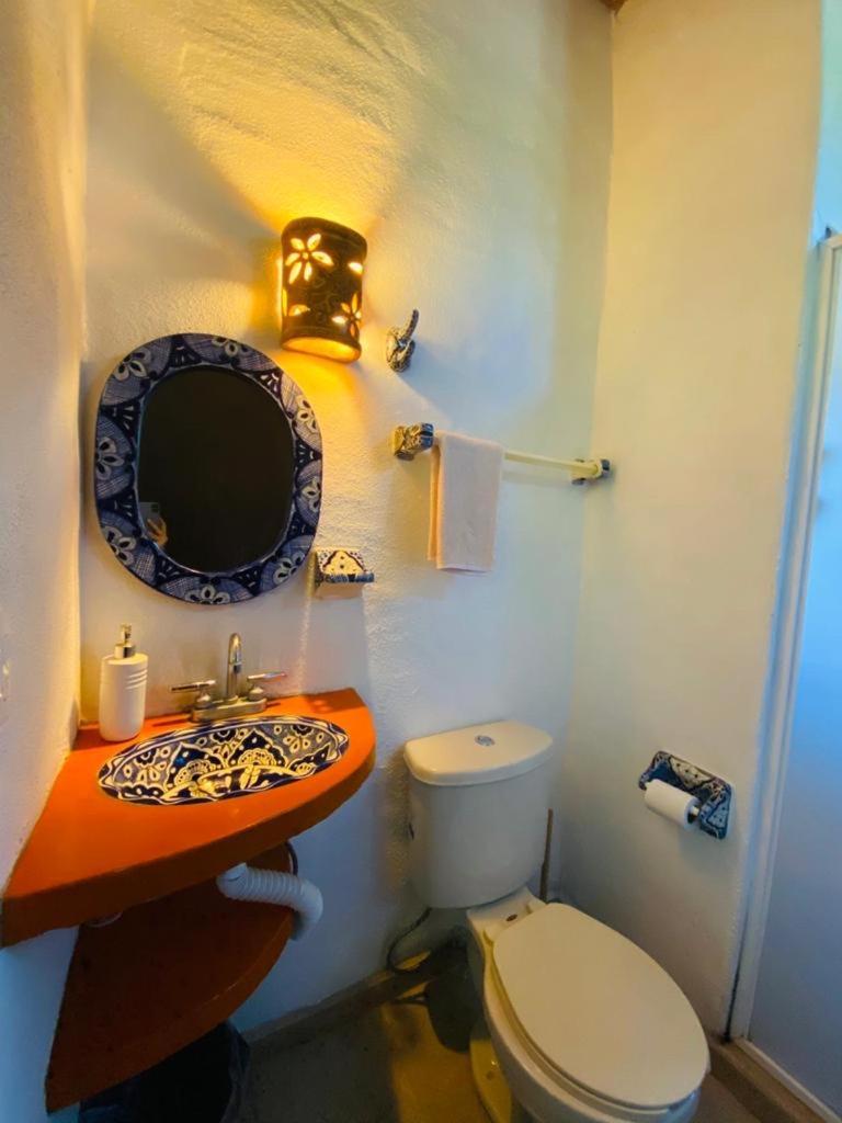 Habitacion Privada Con Pisicina Y Cocina Compartida Sayulita Exteriör bild