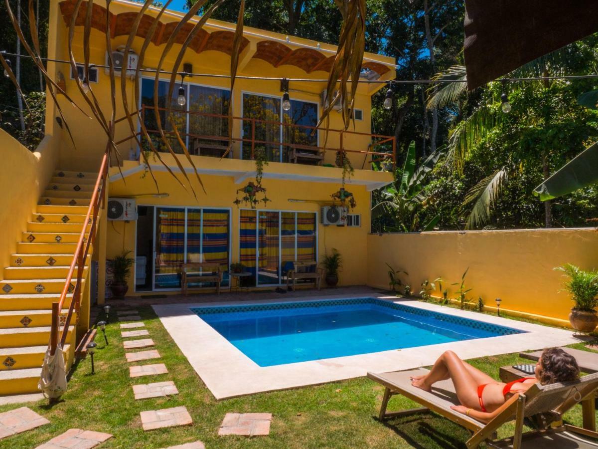 Habitacion Privada Con Pisicina Y Cocina Compartida Sayulita Exteriör bild